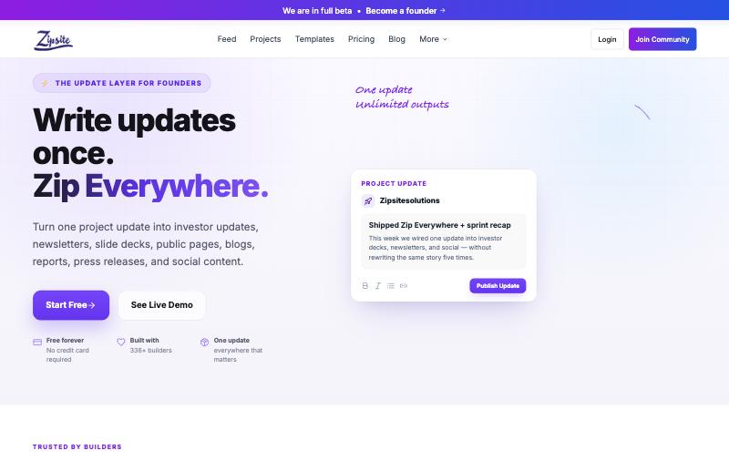 Zipsite.net website